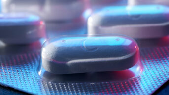 500 milligram antibiotic pills in a blister pack