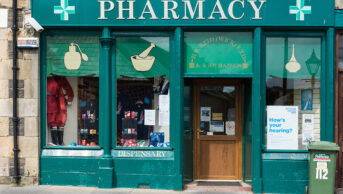 pharmacy shopfront