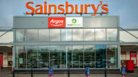 Sainsbury’s entrance with Argos and Lloyds pharmacy sign