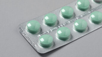 green pills in blister pack
