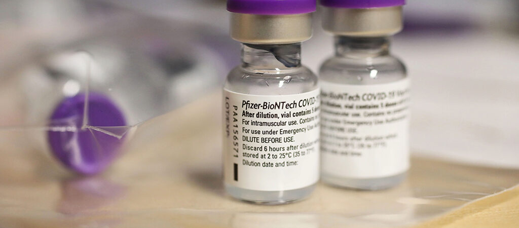 pfizer/biontech vaccine vials