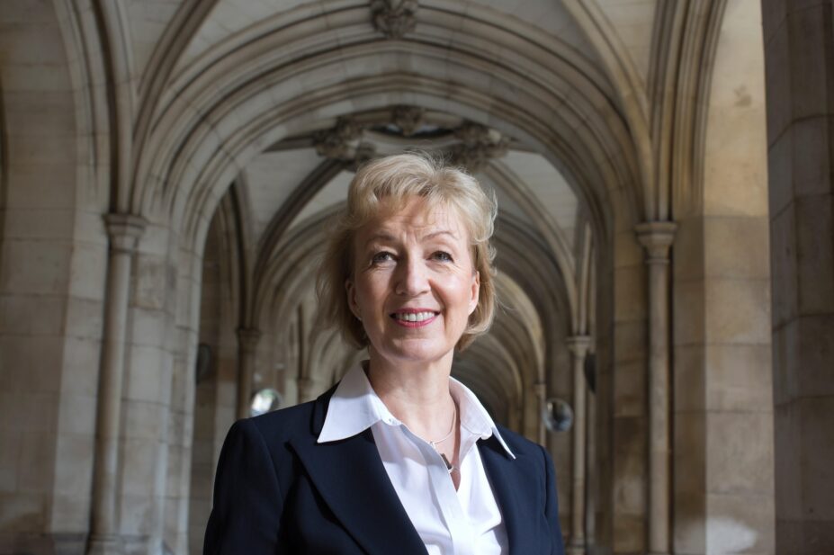 Photo of Dame Andrea Leadsom, current Parliamentary Under-Secretary of State for Public Health, Start for Life and Primary Care
