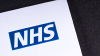 NHS logo on document