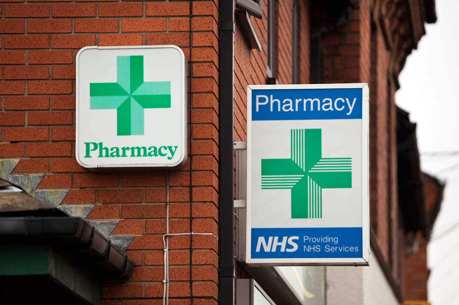 community pharmacy sign