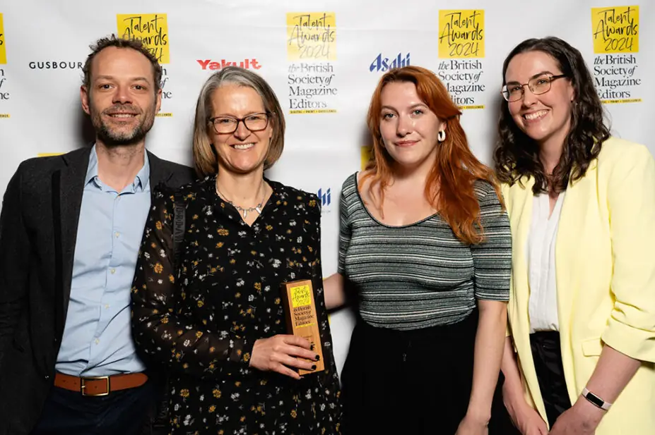 Pictured at the event, from left to right: Alex Clabburn, senior editor — research and learning; Dawn Connelly, senior features editor; Caitlin Killen, assistant clinical editor; Carolyn Wickware, executive editor