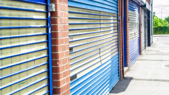 Closed shop shutters