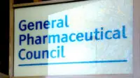 General Pharmaceutical Council signage at its London offices