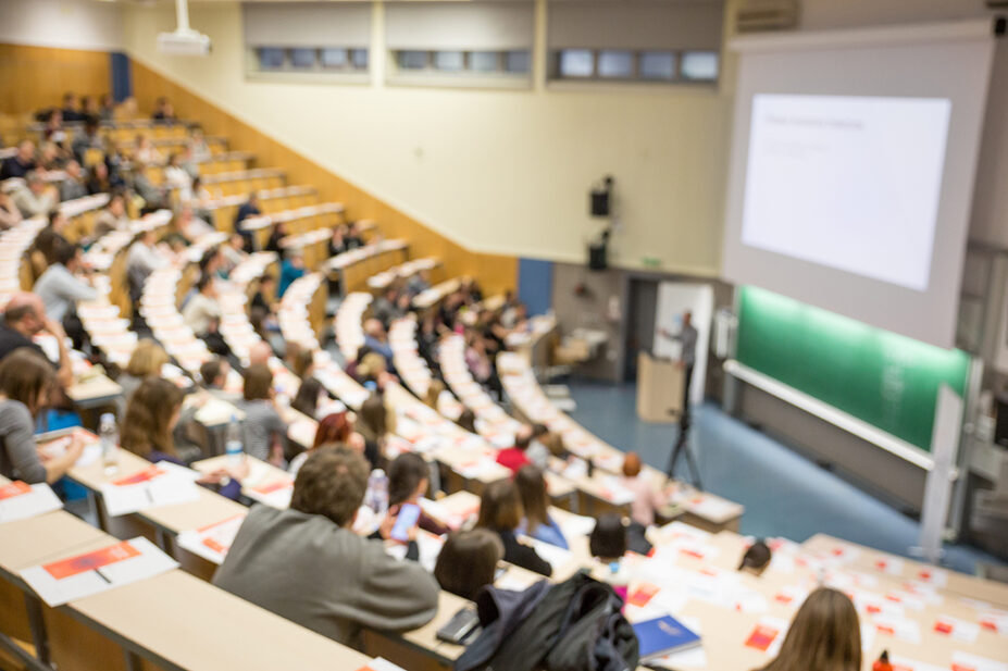 University lecture hall