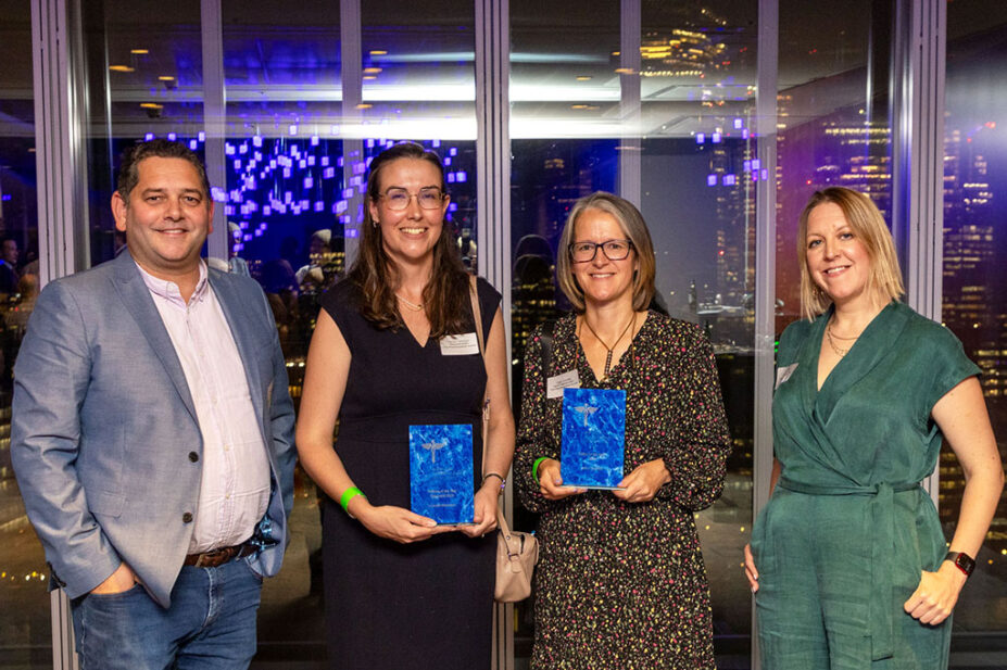 From left to right: Andy Mann, press officer, Doctors' Association UK, which sponsored the awards; Carolyn Wickware, executive editor; Dawn Connelly, senior features editor; and Ellen Welch, vice chair of the Doctors’ Association UK