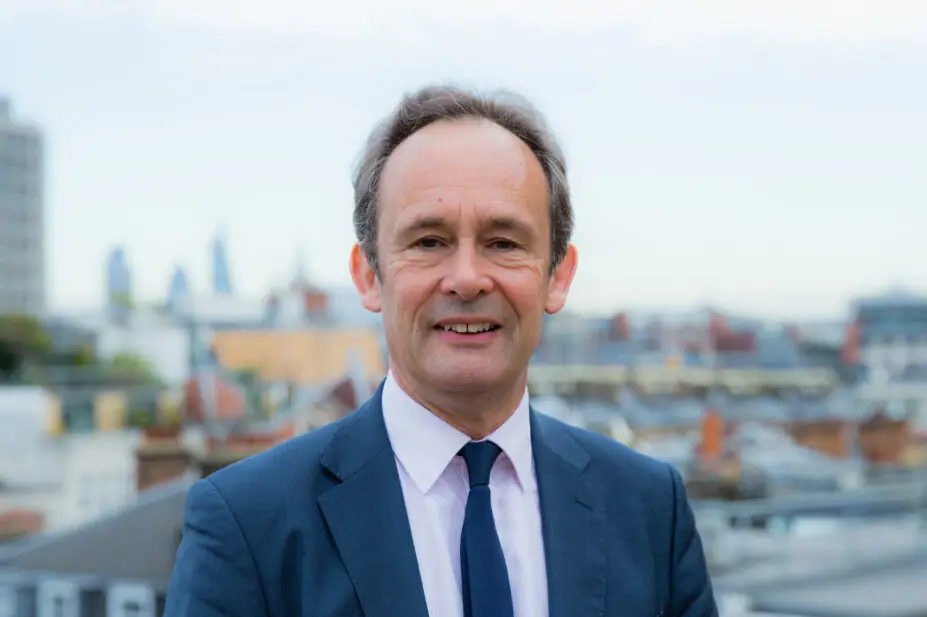 Photo of Martin Sawer on a cityscape background