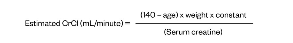 Medication maths: estimations of kidney function - The Pharmaceutical ...