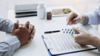 Patient attends medication review with a doctor