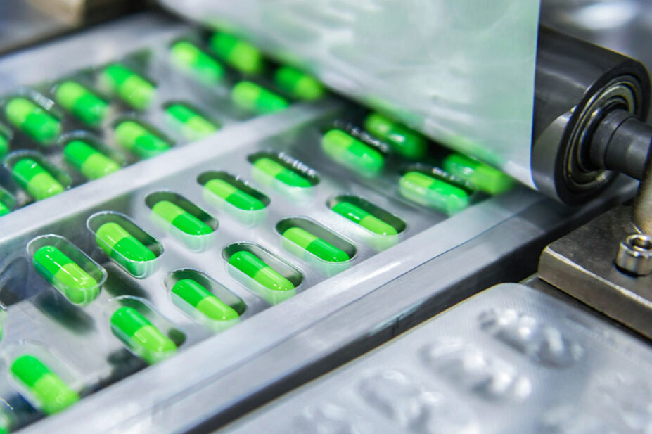 Production line creates green medicine capsules