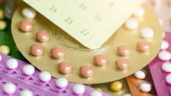 A collection of different oral contraceptives