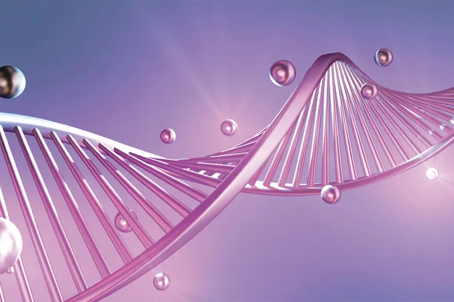 Illustration of genetic strand