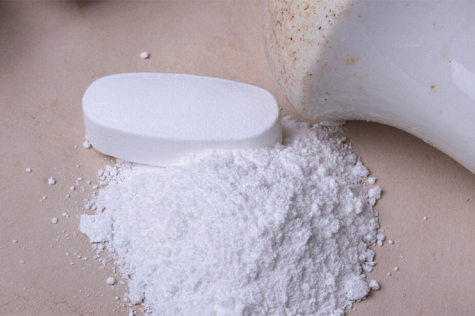 Photo of crushed pill