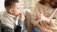 A child is given medication