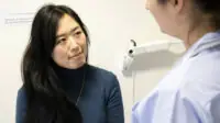 Pharmacist in a consultation with a patient