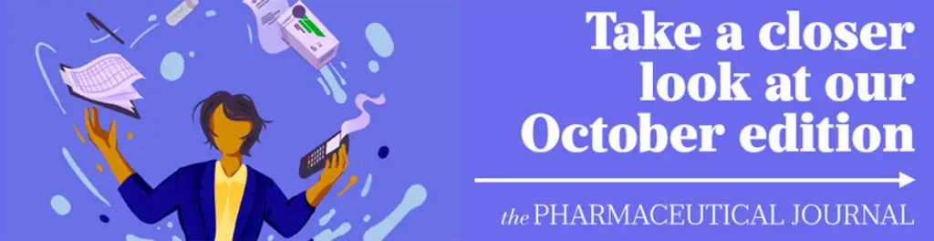 Banner image showing October 2025 issue cover, clickable link to issue page