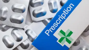 Packets of NHS-prescribed medicines