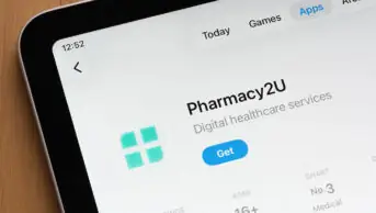 The Pharmacy2U app displayed on the App Store