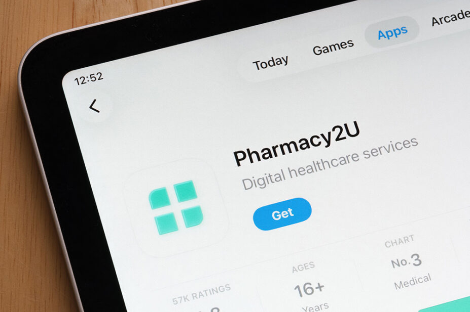 The Pharmacy2U app displayed on the App Store