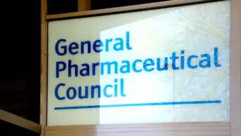 Entrance to the GPhC offices in central London