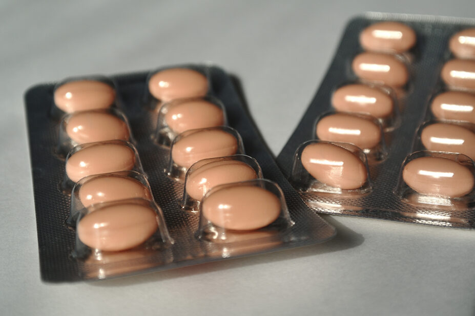 Orange isotretinoin drug