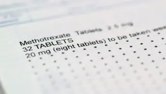 Methotrexate prescription print out