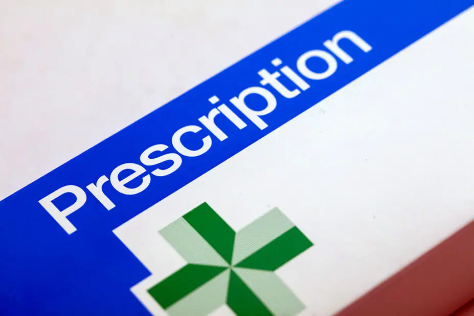 NHS prescription bag