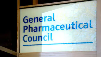 Entrance to the GPhC offices in central London