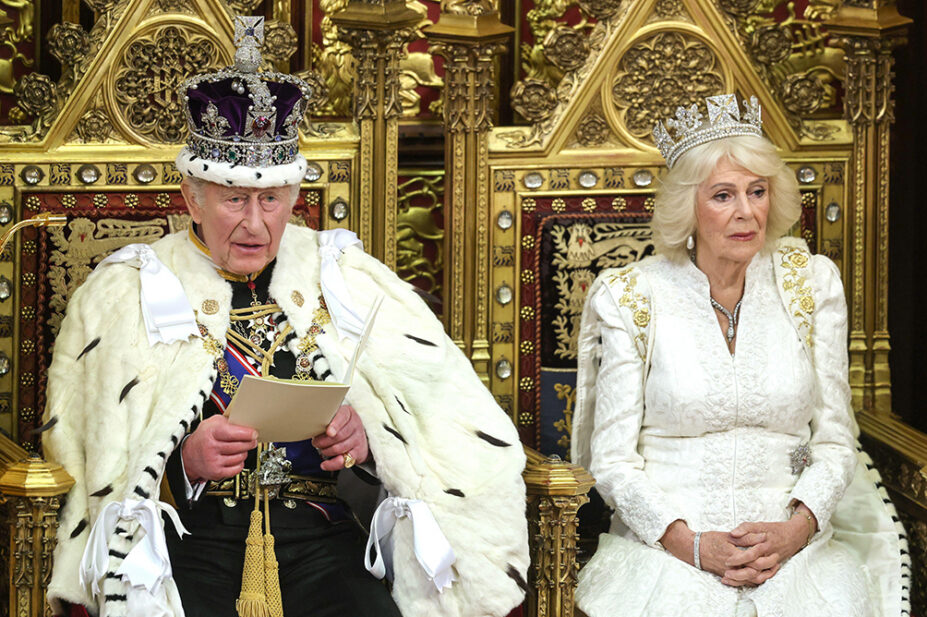 An image of King Charles III and Queen Camilla