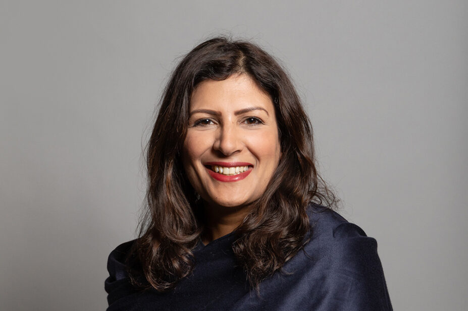 A picture of health minister Preet Kaur Gill