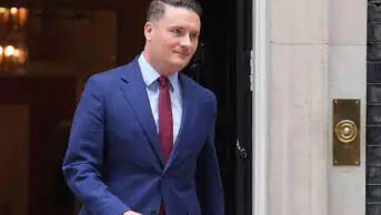 Wes Streeting after his meeting with Keir Starmer briefly on 13 May 2026, the day before his resignation