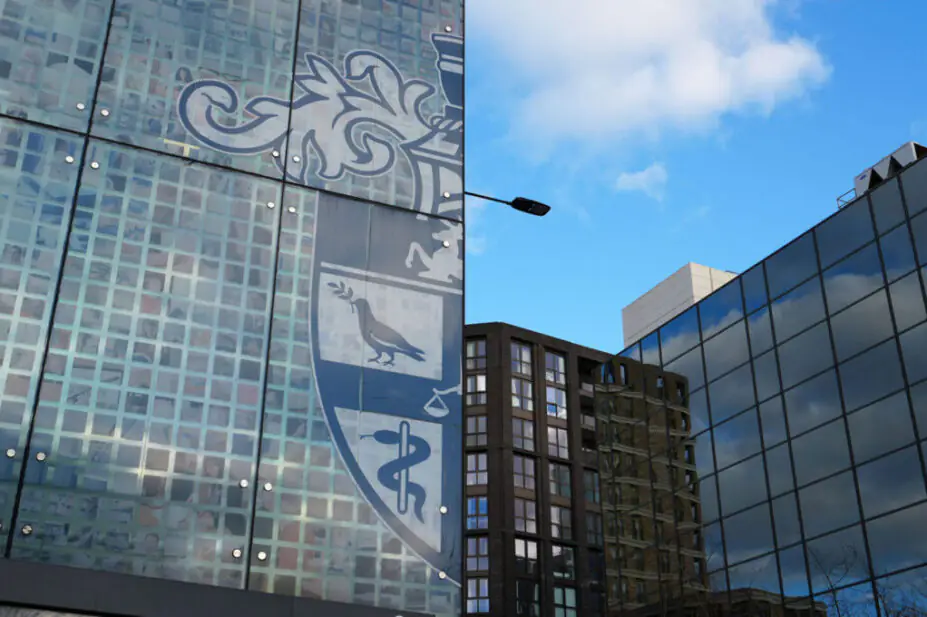 Outside of the Royal College of Pharmacy building
