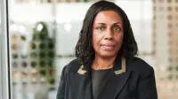An image of Gisela Abbam, chair of the General Pharmaceutical Council
