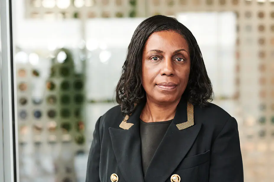 An image of Gisela Abbam, chair of the General Pharmaceutical Council