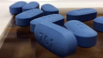 An image of several pre-exposure prophylaxis pills on a table
