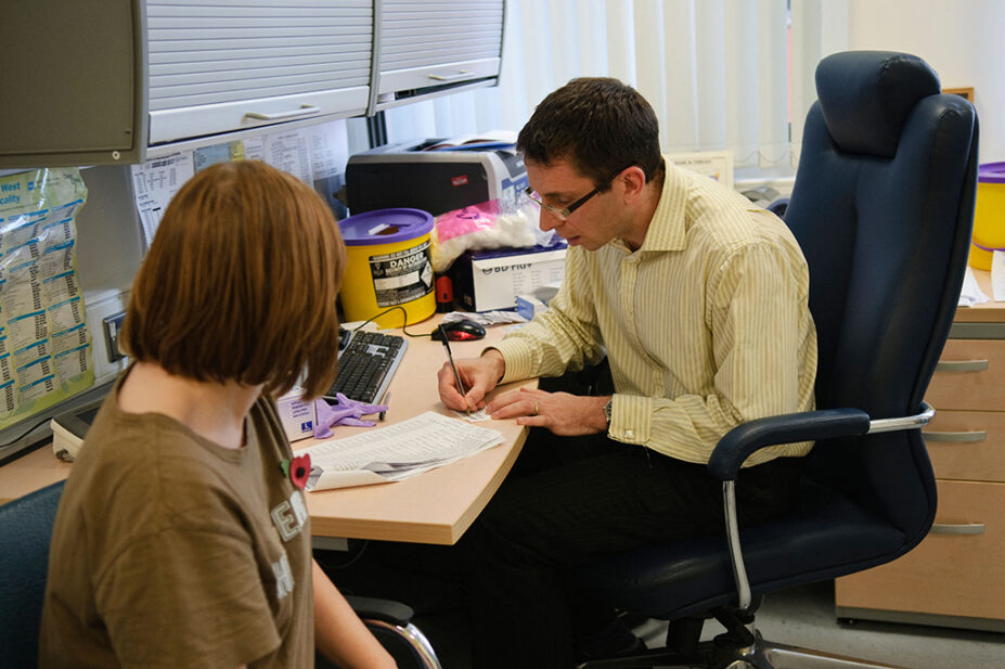 A patient attends a consultation with a GP