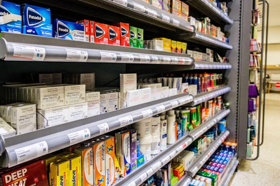 3E6JEPE Epsom, London UK, April 06 2026, Selection of Supermarket Over The Counter Medicines and Pain Killers