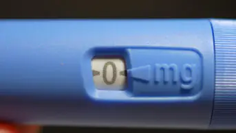 Close up on weight-loss pen