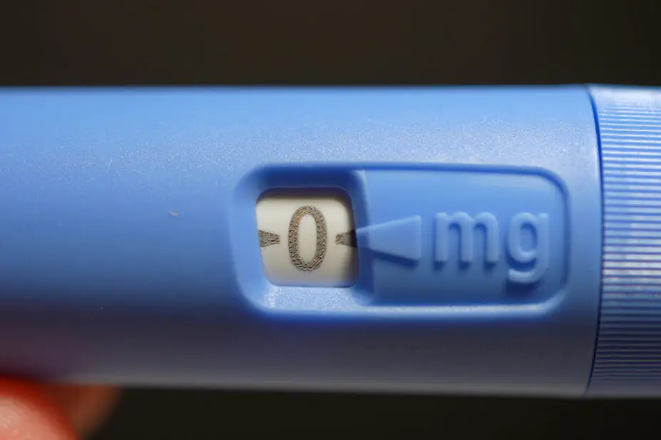 Close up on weight-loss pen