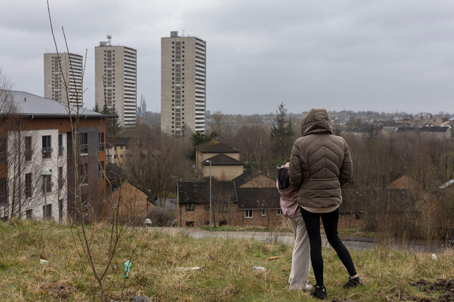 An image of a deprived area of Glasgow