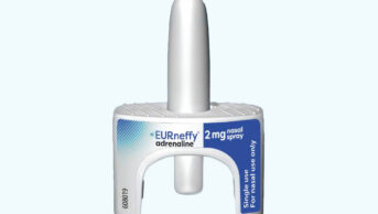 Light blue background with EURNeffy product in the centre