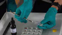 A marquis test is used to test illegal drugs