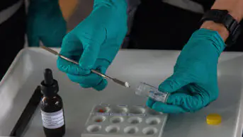 A marquis test is used to test illegal drugs