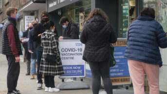 London.UK. December 22nd 2021.Chemists ramp up Covid testing ahead of Christmas.