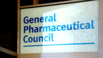 Entrance to the GPhC offices in central London
