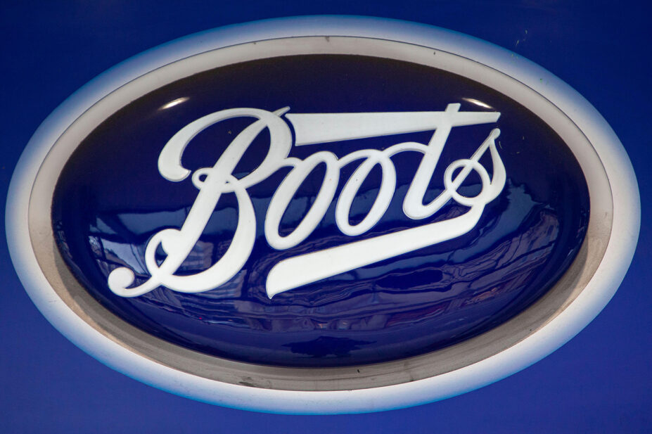 Boots sign at a store
